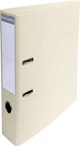 Exacompta A4creme beige Ordner Premium Pastell Farben-Pack 10