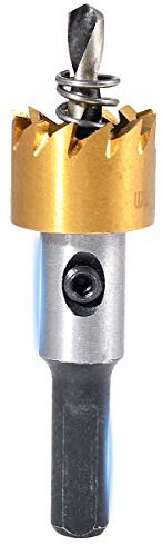 KATUR 19.5mm HSS Kit de dents de scie trépan, couteau à métaux en acier inoxydable, outil de coupe au cobalt pour bois, alliage (19.5mm)