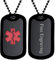 FaithHeart Medical Emergency Identification Kette mit Hundemarke Anhänger personalisierte für Inspirierende Zitate/Bibel