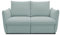 DOMO. collection Sofa Cloud Box, 2-Sitzer mit Schlaffunktion und Boxspringfederung, 2er Couch mit Bettauszug, Schlafsofa, Boxspringsofa 180 x 97 x 100 cm (BxTxH), mint
