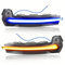 Asasytal Indicatori di Direzione a LED dinamici, Una Coppia di Indicatori di Direzione per Specchietti Retrovisori laterali Ambra Per Au-di A3 8V, S3 8V, RS3 8VA 2013-2020, Blu e Giallo, 2 Pezzi