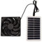 Haofy 15W Wasserdichtes Solarpanel-Lüfter-Kit, Solar-Ventilator-Abluftventilator für Gewächshaus, Dachboden, Hühnerstall