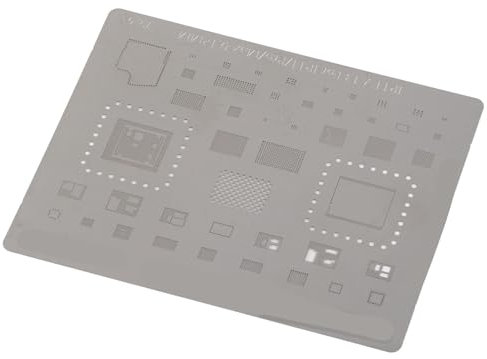 Telefon-CPU BGA Reballing-Schablone Edelstahl 0,12 Mm Reball-Rework-Schablone Sieb Zinngitter-Lötschablone