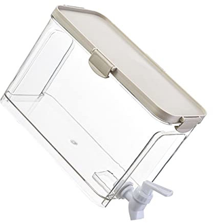 DOITOOL Botella De Agua Fría Dispensador De Limonada Helada Dispensador De Agua para Nevera Torre De Mimosa Jarra con Pico Dispensador De Agua Nevera Té Vidrio La Mascota Fiesta De Piscina
