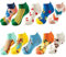 Calze Da Uomo Calze Alla Caviglia in Cotone Calze Casual Colorate e Divertenti Da Donna(10 Paia)