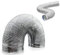 Brogachy Tubo Flexible de Aluminio Ø150mm Longitud 3m Manguera Flexible de Ventilación de Aluminio Para Campana Extractora, Climatización, Secadora Secadora…