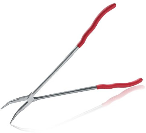 SPEEDWOX 16-Inch 45 Degree Extra Long Needle Nose Pliers Curved Nose Pliers Angle Long Needle Nose Pliers Long Nose Pliers Long Reach Pliers Bent Nose Pliers Long Pliers Bent Needle Nose Pliers