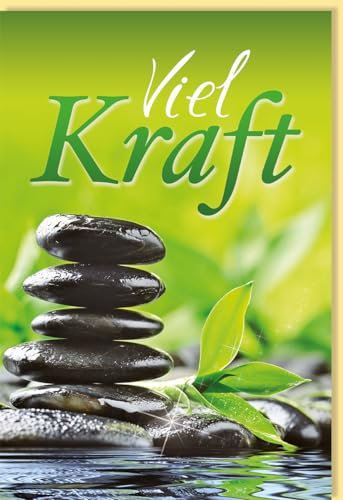 Karte Genesung Krankheit Steine Wasser Viel Kraft - mit Umschlag