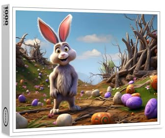 raxxa Premium-Puzzle | Osterhase Bob | 1000 Teile