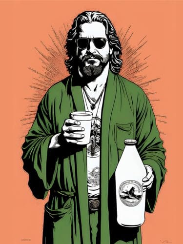 onthewall The Dude Big Lebowski Kunstdruck Poster 30 x 40 cm