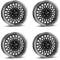 4x Borbet Felgen B 8.5x19 ET25 5x112 black rim polished kompatibel mit BMW 3 3er 4er 5er 6er 7er 8er 8 X3 M X3 X4 M X4 Z4