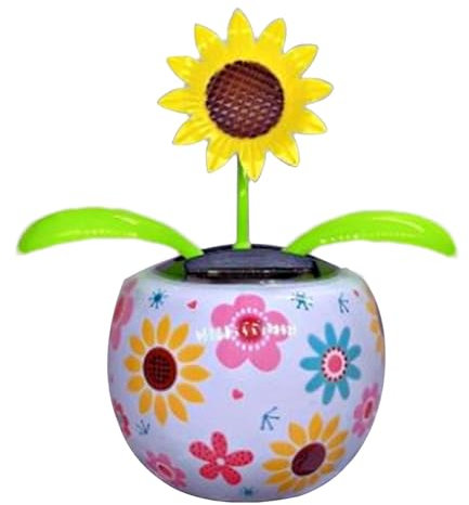 Figura oscillante a forma di, a energia solare, per auto, casa o ufficio