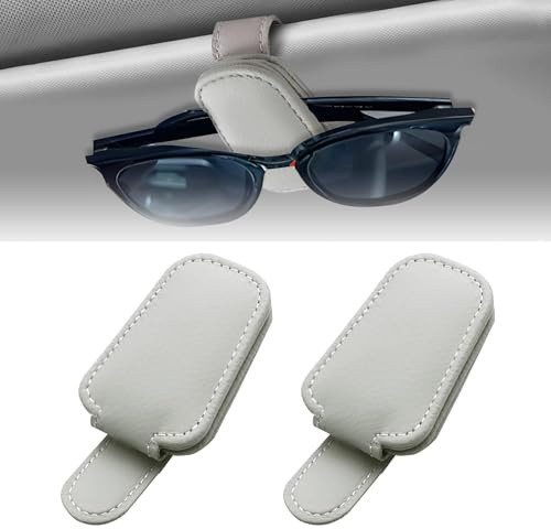 Brillenhalter für Auto Sonnenblende Sonnenbrillen Halterung für Mercedes Benz E-Klasse T-Modell S214 I 2023-2024 Auto Visier Zubehör Sunglasses Aufbewahrung Holders, 2 Stück,B