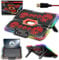 AABCOOLING EFFECTUM - Laptop Cooler Pad 9-17 inch - For Gaming and Office - USB-C - 10 Quiet, Efficient Fans - RGB Backlit Case - 7-Step Tilt Adjustment -Maximum Efficiency and Cooling -Notebook Stand