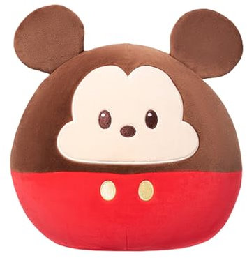 MINISO Mickey Mouse Plush Toy, 12.6 inch/32 cm Mickey Mouse Soft Toys, Disney Stuffed Animals Plush Doll with Floppy Ears, Collection Cuddly Toy Gifts for Kids or Girlfriends