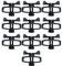 10 pz elettrico recinzione setaccio Heavy Duty ad alta resistenza filo cricchetto tenditore