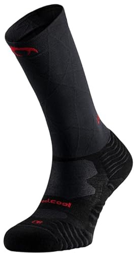 Lurbel Stone Pro Six Compression Trail Running-Socken, Wettkampfsocken, nahtlos, atmungsaktiv, kompressiv, Unisex