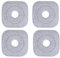 Sgizoku Universal Mop Refill Pad For Square Spin Mop and Bucket -Microfiber Mop Refills for Floor Mop Replacement Cover - Washable and Reusable Mop Cover Replacement for Cleaning Floors