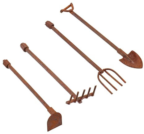 ibasenice 8stücke Teiliges Vintage Mini Gartengeräte Deko Für Und Für Mini-szenen Und Kreative Bastelarbeiten