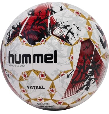 hummel Unisex hmlInspire Futsal Match Football, Red, Size 4