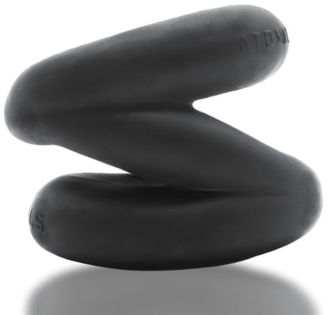 Z-Balls Zig-Zag Cockring & Ballstretcher – Plus+SILICONET Special Edition, Multi-Fit Design, Dual-Action Grip, Night Color