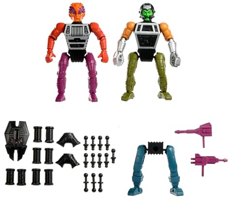 Masters of the Universe Origins Deluxe Multi-Bot Actionfigur | MOTU 14-cm Böser Roboter mit Waffen, detailreiches Design, 43 modulare Teile, JKC46