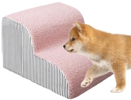 Hundetreppe | Katzen Und Hunde Hochbett Kletterhilfe,Haus Fahrzeug Rampe Welpe Couch Leiter Mit Waschbarem Bezug Für Schlafzimmer Sofa Truck Wohnzimmer Stühle SUV