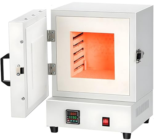 CGLYYDS Four électrique de 2000 W, Four à Four électrique 1150 ℃ Four de Fusion des métaux, Fours à moufle fermés en Laboratoire, Four à Haute température de Laboratoire fermé