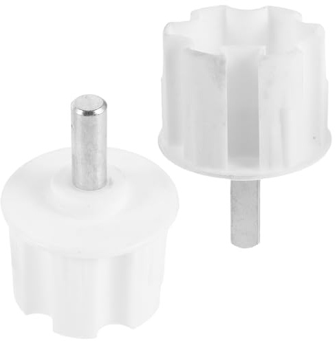 Adaptateur de Tube pour Auvent 2 Pièces Plastique Fer Blanc | Tubes de Canopée et Armature de Tente, Installation et Retrait Faciles, Support Stable et Résistant