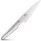 KAI Seki Magoroku Shoso Petit Couteau Utilitaire 12,0 cm - Acier Inoxydable 5CR15MoV 56 (±1) HRC - Meulage Convexe - Manche en Acier Inoxydable 18-8 avec Motif en Diamant - Fabriqué au Japon