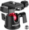 NEEWER Testa del treppiede per fotocamera Testa a sfera 360° rotante panoramica con piastra rapida tipo Arca da 1/4 e livella a bolla d'aria per fotocamera DSLR Videocamera Monopiede, MAX: 5kg
