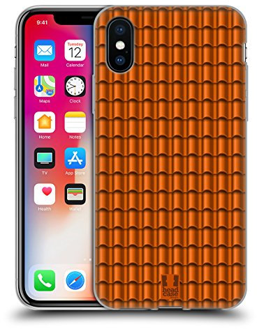 Head Case Designs Estilo del Tubo Europeo Patrón de Techo Carcasa de Gel de Silicona Compatible con Apple iPhone X/iPhone XS