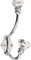 Decohooks 469542 Acrylic Tipped Hat & Coat Hook in Polished Chrome Finish Door & Wall Mountable Single Pack with Fixings