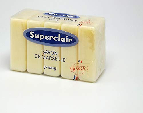 SUPERCLAIR Marseille Seifen, 100 g, 5 Stück