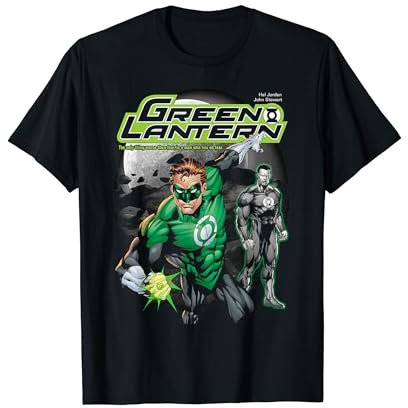 DC Green Lantern Moda Space Cops Camiseta
