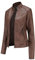 Hiseng Veste Simili Cuir Femme,Noir PU Femme Manteau de Moto Court et Décontracté, Manche Longue Veste Chic et Elegant,Printemps Automne Hiver Zipper Simili Cuir Blouson