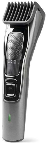 JATA MP36B - Tondeuse à Cheveux et Rasoir pour Homme avec 2 Guides de Coupe et Lames en Acier Inoxydable - Tête Amovible - 50 Min d'autonomie - Fonctionne avec Filet et Batterie - Grande précision