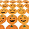 200x Halloween Kürbis Aufkleber - 4cm Rund - 8 Blatt - Verschiedene Designs - Trick or Treat Party Favors Kinder Basteln Halloween Dekorationen Gruselige Smiley Gesichter