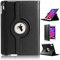 DN-Technology Case For iPad Mini 7/6 (A17 Pro 7th Generation 2024 / 6th Generation 2021 8.3) 360° Rotating Multi-Angle Smart Folio Case For New Apple iPad Mini 2024 (BLACK)