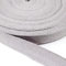 Baumwolle Schrägband,25 Yards x 20mm Einfassband Köperband Nahtband Baumwollband Textilband Fischgrätenband Köperband Wimpelband Twillband Webbing Band für Schneidern DIY-Nähen Basteln,Hellgrau A