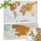 Maps International Scratch the World® Weltkarte zum Rubbeln mit Karte von Spanien und Portugal als Geschenk, über 50 Jahre Erfahrung in der Kartenherstellung. Maps International.