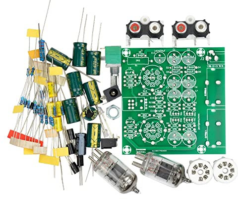 Kit amplificatore a valvole HiFi, scheda preamplificatore a valvole elettroniche stereo, parti di effetti per amplificatori biliari del modulo amplificatore (Kit fai da te)