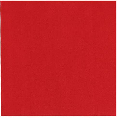 modAS Vierecktuch Bandana Kopftuch ca. 54x54 cm- Tuch in verschiedenen Designs und Farben aus Baumwolle in Uni Rot
