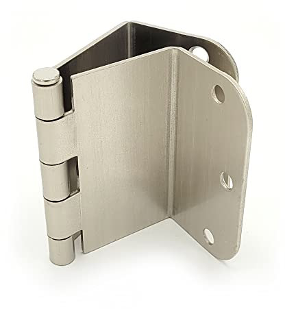 3.5 Inch Swing Clear Offset Door Hinge (5/8 Radius, Satin Nickel)