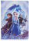 QAOMECABNH Schutzhülle für iPad Mini 2, 3, 4, 5, Cartoon-Design, niedlich, für die Eiskönigin Elsa Anna, Gel, Ganzkörper-Klappständer, Leder-Schutzhülle für iPad Mini 2, 3, 4, 5, für Teenager, Mädchen