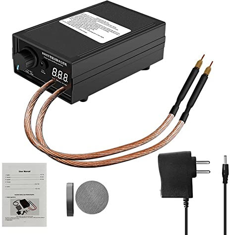 KKnoon 8000 W Hochleistungs-Doppelimpuls-Punktschweißgerät zum Schweißen von 18650 Lithium-Batterie-Mobiltelefonbatterien und 0,1–0,3 mm Nickelblech