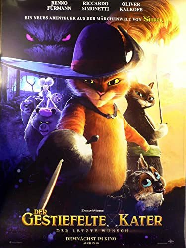Der gestiefelte Kater - Der letzte Wunsch - Filmposter A1 84x60cm gerollt (2)