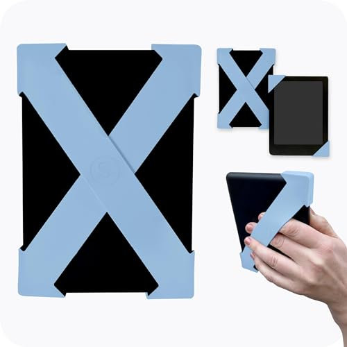 Strapsicle Accessoire Sangle Main Strapsicle pour Kindle & Kobo - Paperwhite 2024 & 2021, Signature, Colorsoft - 2 Sangles - Prise légère pour Lire confortablement - Grand - Bleu Bondi
