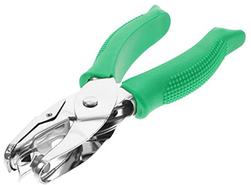 Einzellocher Zuhause Büro Basteln Locher Griffe Schule Bastelzange Werkzeug Mit Kunststoff-Bastelarbeiten Sammelalbum Dreieck Papier Metall Stanzzubehör Stanzer Aufwandssparendes