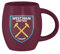 FOCO Tazza grande da tè e caffè con licenza ufficiale West Ham United FC Football